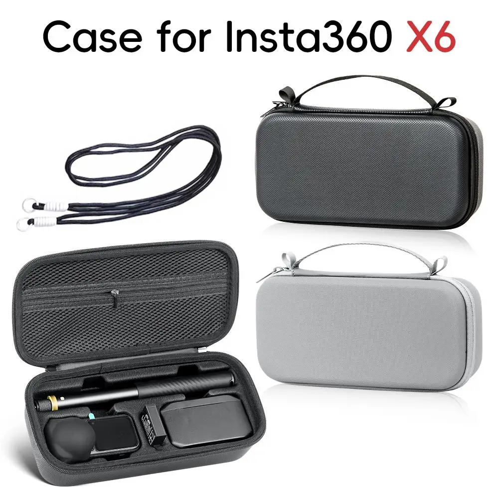 Wasserdichte Tragetasche zur Aufbewahrung für die Insta360 X6, tragbare Schultertasche, robuste Schutzhülle, Kamerazubehör. – Detail 14