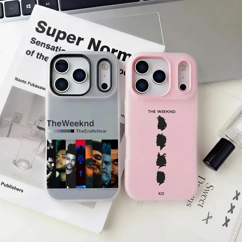 

Чехол для телефона T-The Weeknd XO 2-в-1, съемный, прозрачный, с отделением для карт и фотографий, для iPhone 12-17