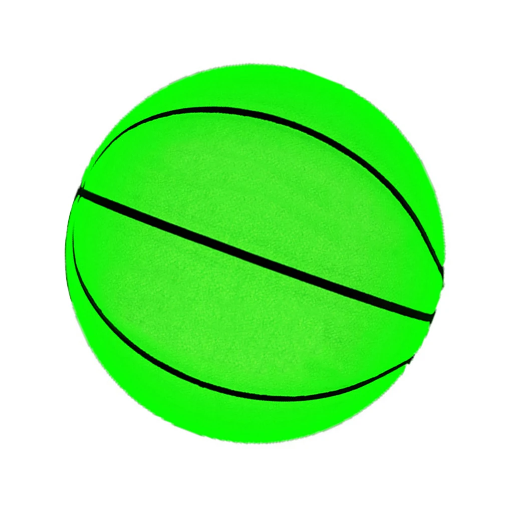 Glowing Basketball Reflective Toy Green Balls Night Competition Fluorescence