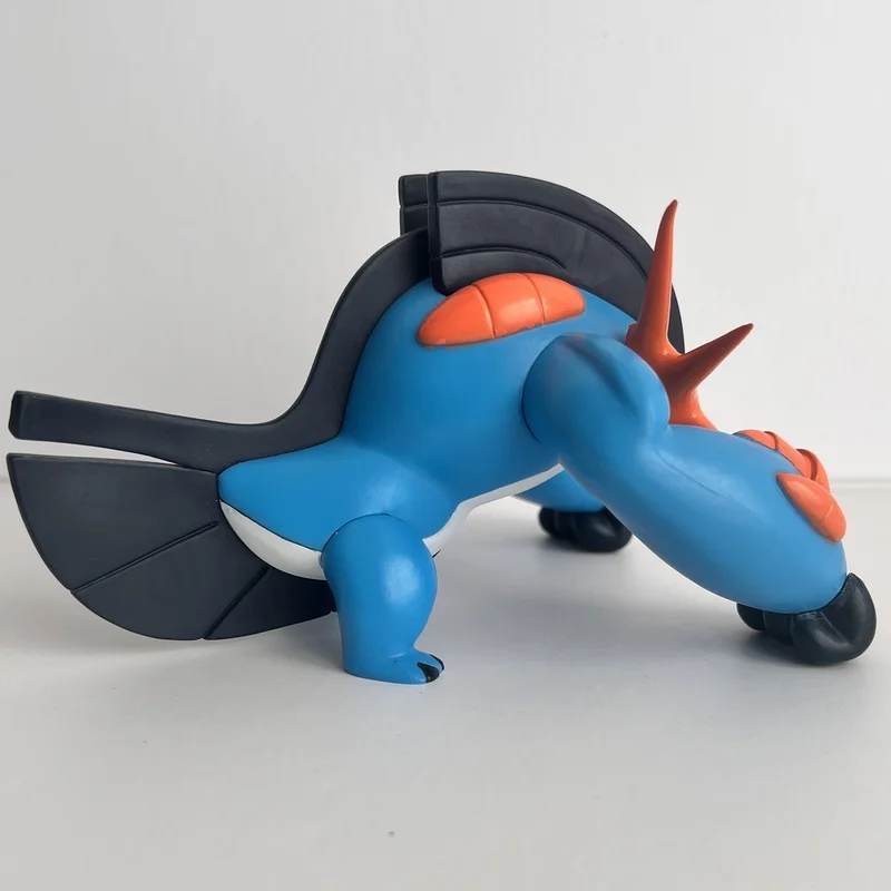 Bkm PokéMon Anime Figure Super Swampert Gk Action Doll Model Pvc Ornament Collectibles Statue Garage Kit Kids Toy Birthday Gifts
