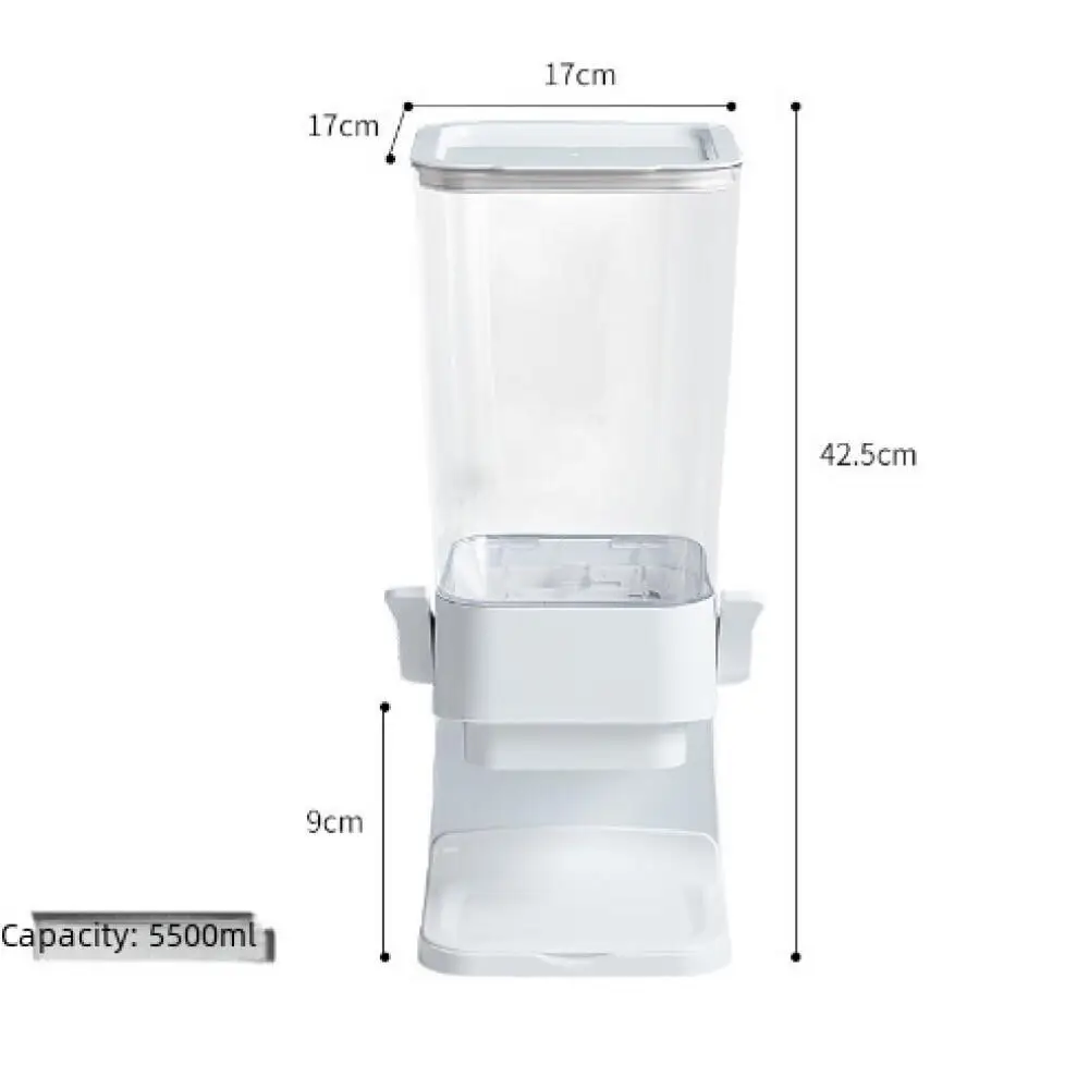 Wheat Household Appliance Cereal Dispenser Food Storage Tank Cereal Container Kitchen Gadget Grain Dispenser 2024 New