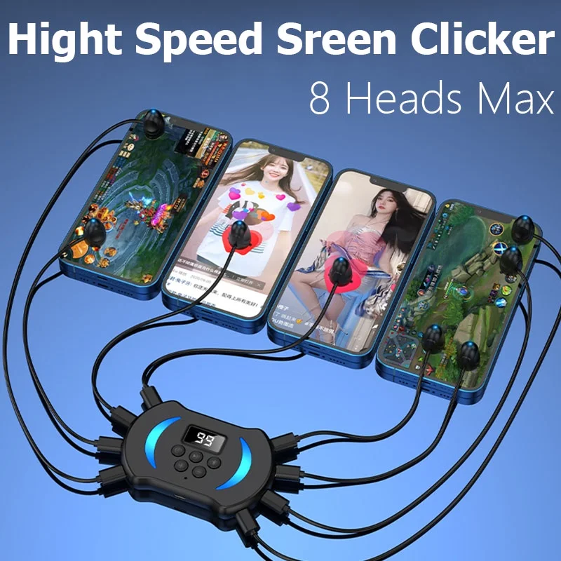 smart Auto Screen Clicker tiktok like tap smart speed adjustment Phone Pad Tablet laptop auto clicker