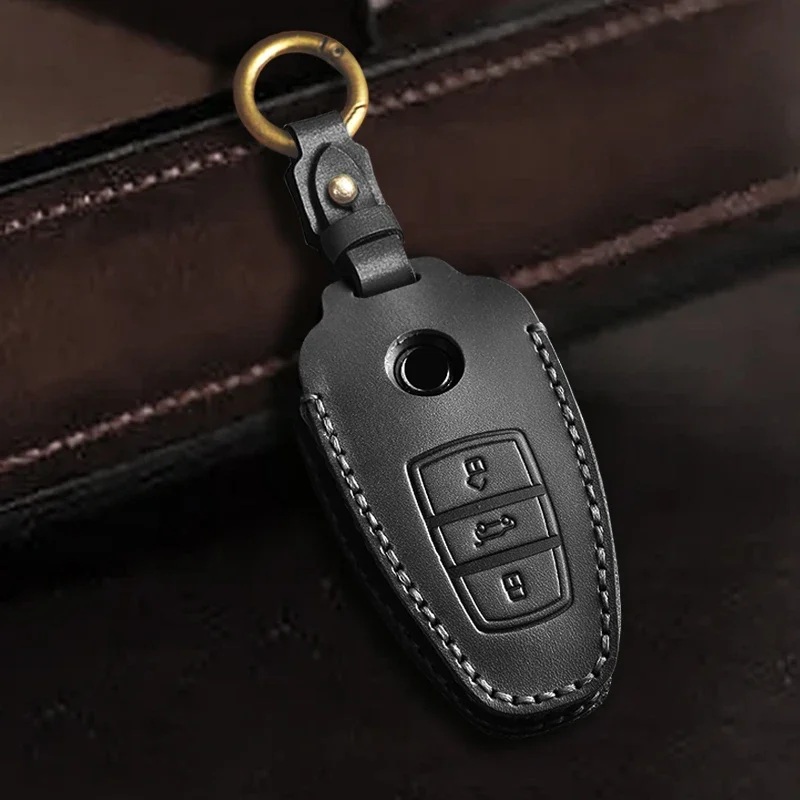 

3Button Car Key Case Cover Key Bag For Vw Touareg Car Styling L2032 Keyless Entry Smart Accessories Keychain Car-Styling