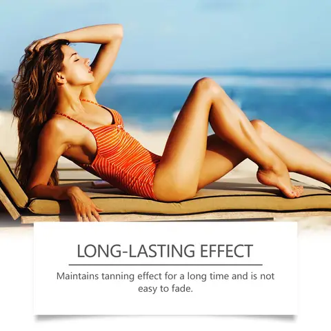페이스 및 바디용 태닝 로션 브론저 여름 해변 섹시한 빠른 내추럴 다크 셀프 태너 영양 일광욕 일광욕 Skni Care