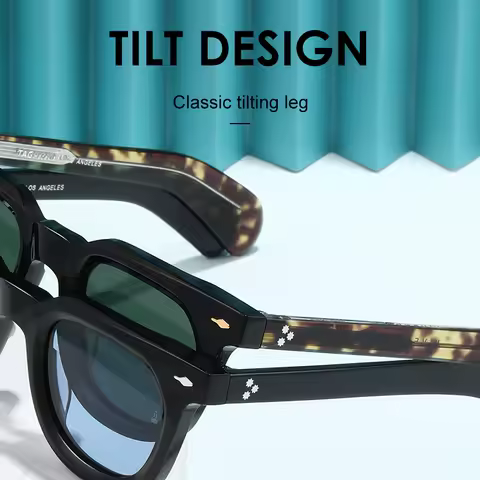 TAG Hezekiah Luxury Brand Sunglasses Men Acetate Sun glasses Women Outdoor Travel Protection Sunshade Designer Retro Sunglass