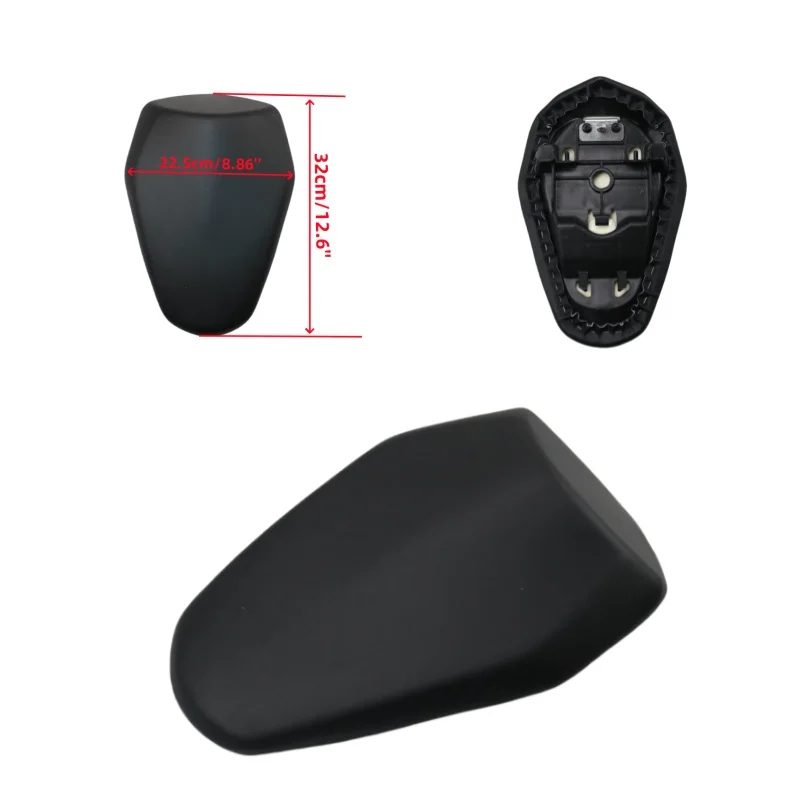 

Черные аксессуары для мотоциклов, мягкая подушка для заднего сиденья пассажира для Kawasaki ZX-4RR 2023-2024 ZX-4R 2023-2024