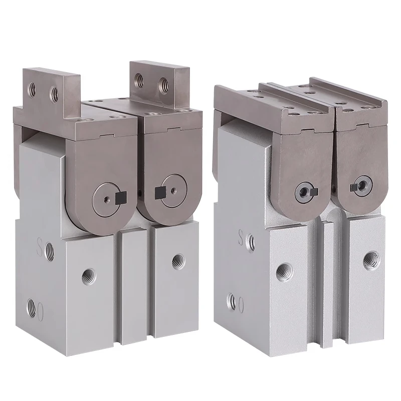 Air  MHW2 Gripper Pneumatic Finger 180° Angular Type Rack Pinion Type Air CylinderMHW2-20D/D1 MHW2-25D/D1 MHW2-25D MHW2-32D/D1