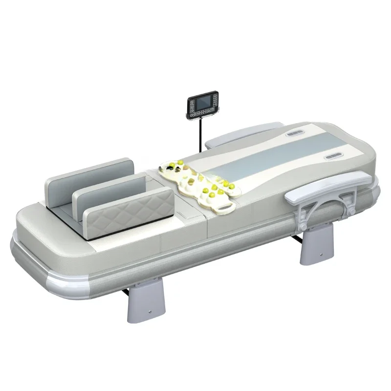 

Tepidity Therapy Bed Multifunctional Warm Jade Massage Bed 3D Spinal Carding Whole Body Cervical Spine Lumbar Massage