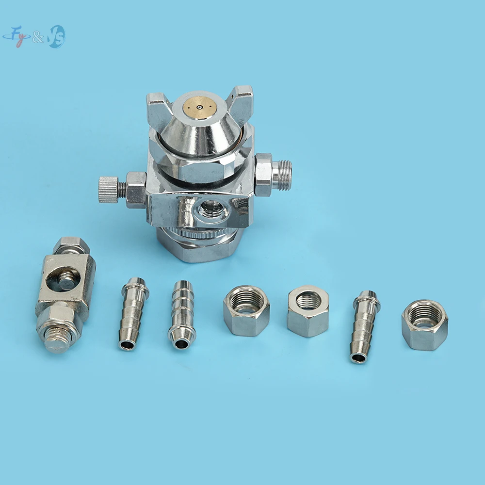 Automatic ST-6 ST-6R Spray Gun, Industrial Spray Gun for Paint, Flux, Alcohol & Liquid Spraying, 0.5mm/1.0mm/1.3mm/2.0mm Size