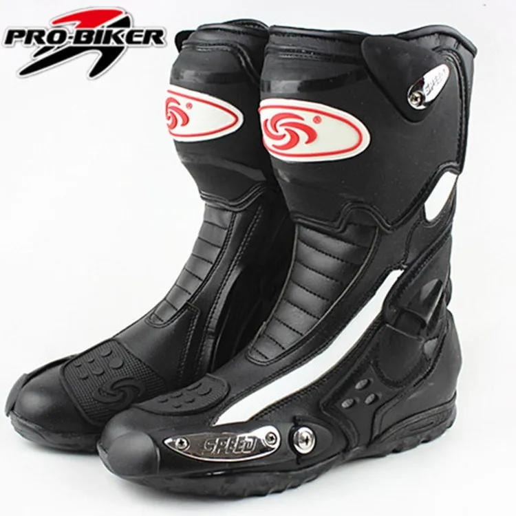 Riding Tribe Motorcycle Protective Boots Anti-skid Motocross Anticollision Motorbike Long Ankle Riding Shoes Four Season B1002