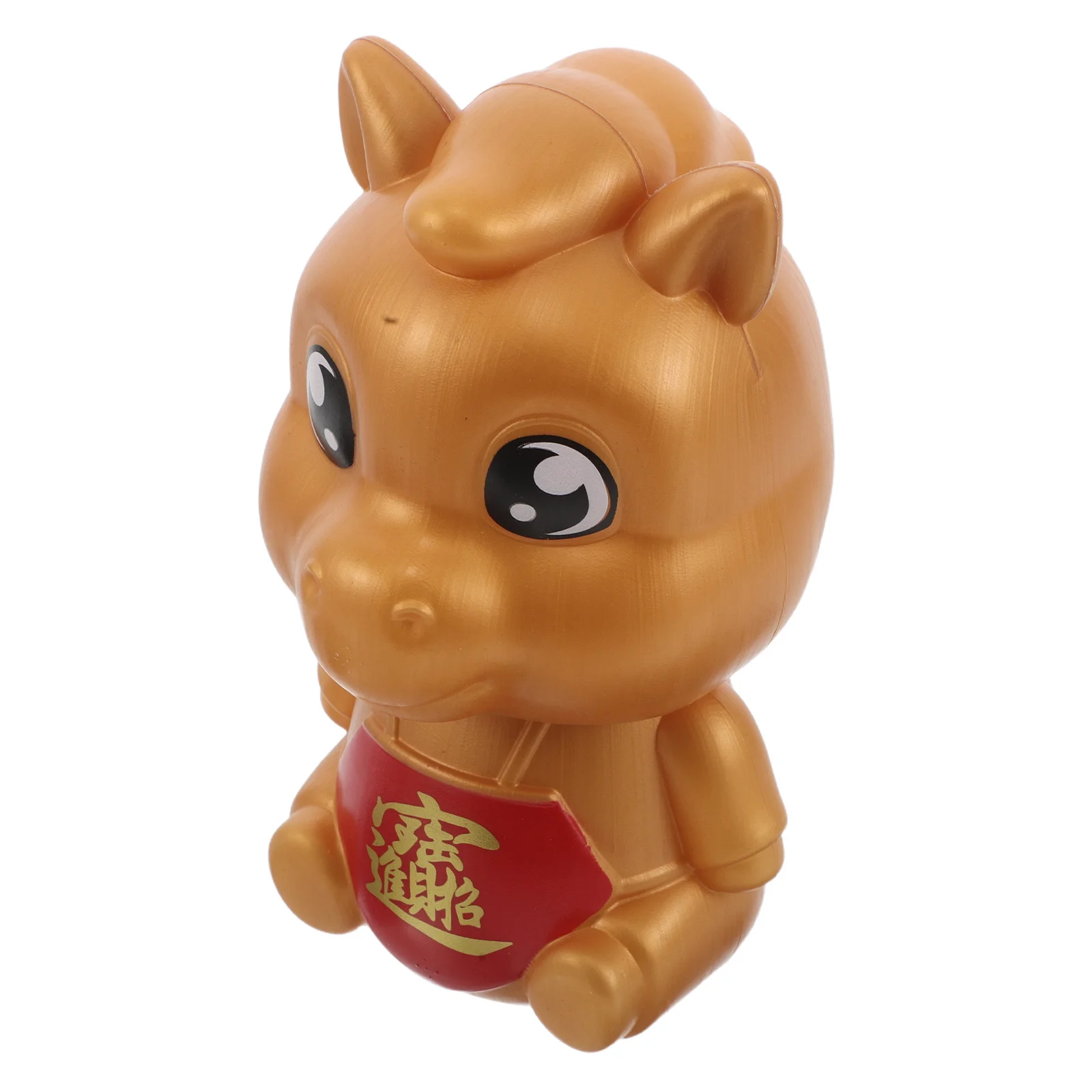 الحصان العام حصالة على شكل حيوان 2026 الصينية زودياك البلاستيك وعاء المال شاتيربروف صندوق التوفير النقدية عملة جرة للمنزل مكتب الربيع #1