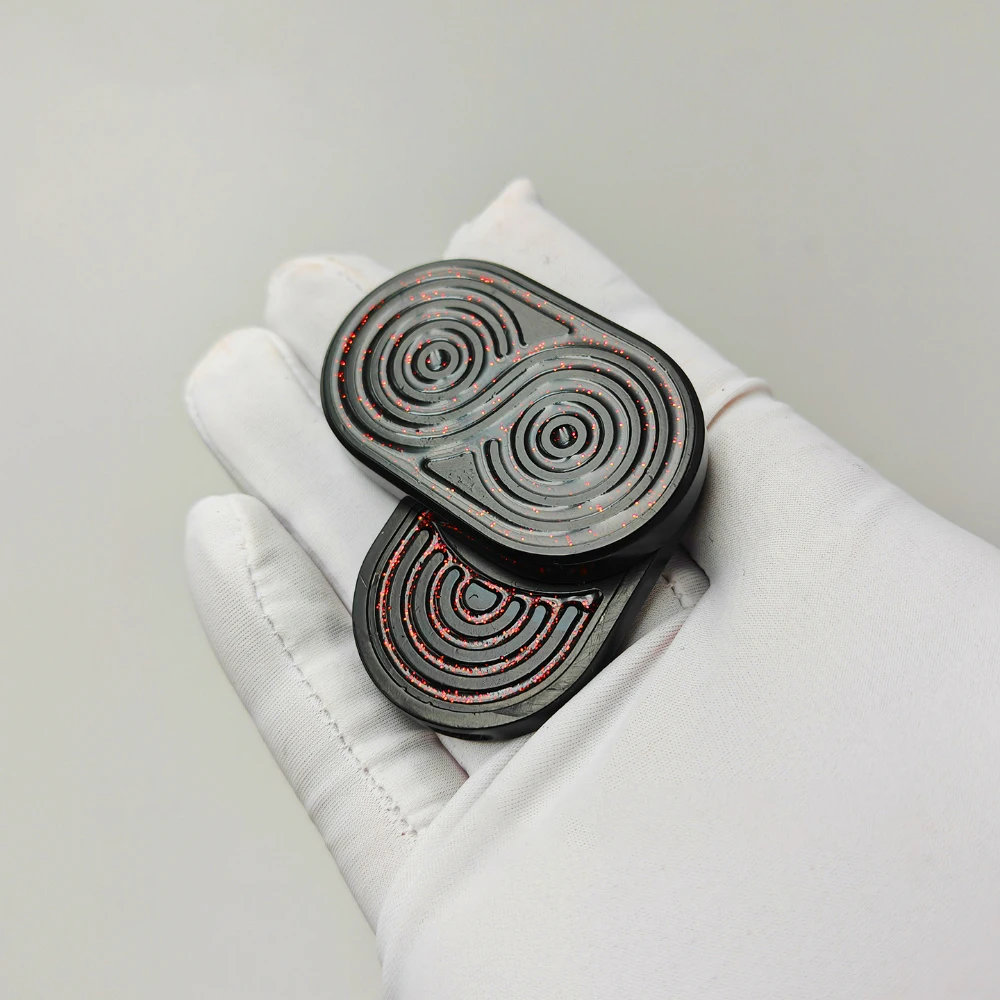 XueFuTu 3.0 gira esquerda e direita 360 °   Edc mecânico push slider adultos alívio do estresse brinquedo alívio do estresse gadgets ansiedade brinquedos