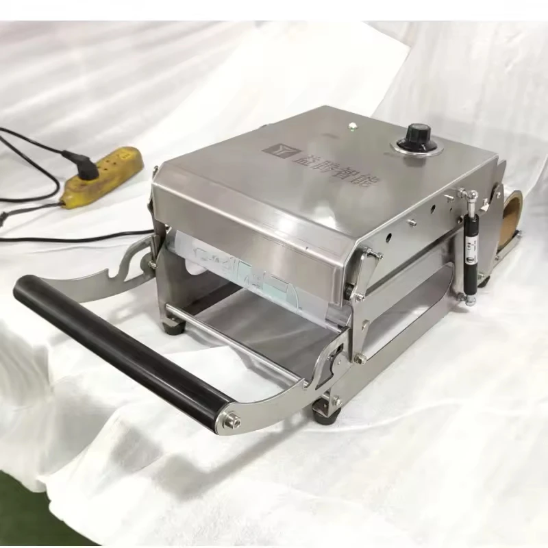 YT-180X piccola macchina commerciale per sigillare la pressione manuale, macchina confezionatrice semiautomatica per fast food per alimenti