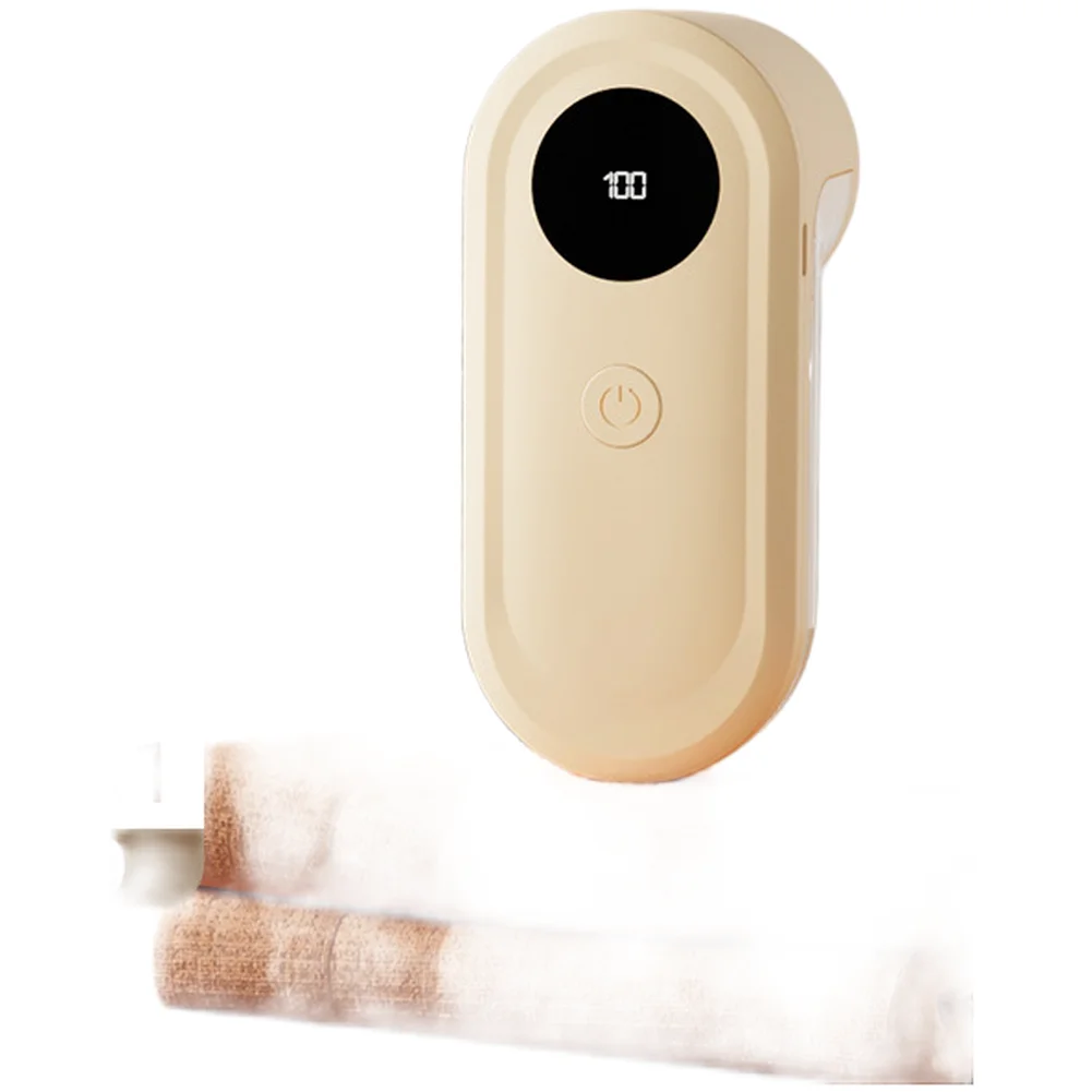 Rechargeable Lint Remover with 3 Adjustable Settings LED Real-Time Display 6 Precision Cutters Type C Fast Charging
