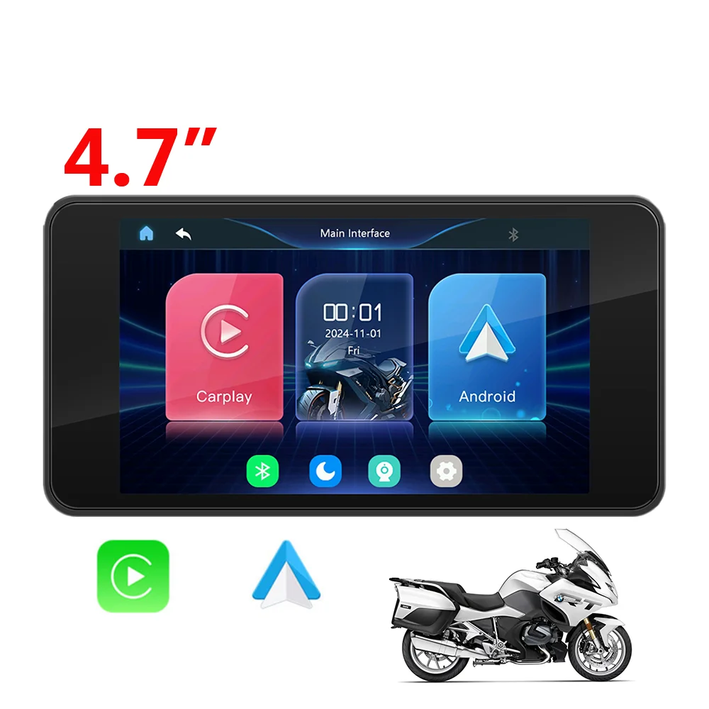 

high definition waterproof screen convenient anti-theft quick release motorcycle navigation device standard + Camera