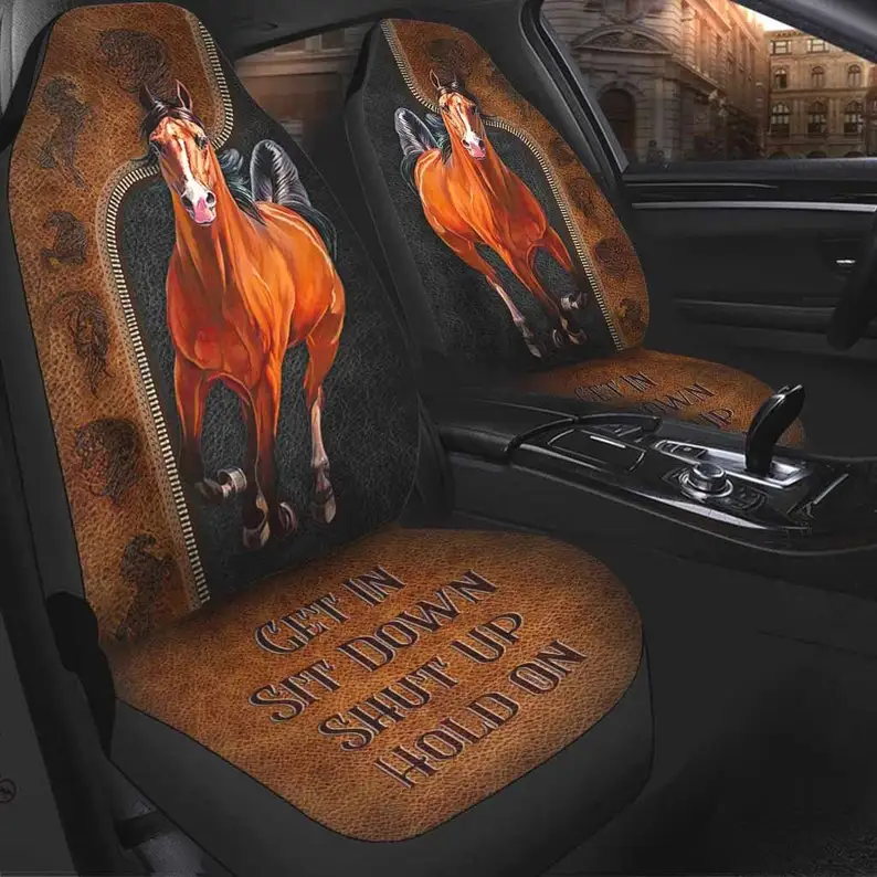 

Love Horse Car Seat Covers, Horse Personalized Seat Covers, Set Of 2 Car Seat Covers, Car Seat Protector, Car Seat Upholstery, C