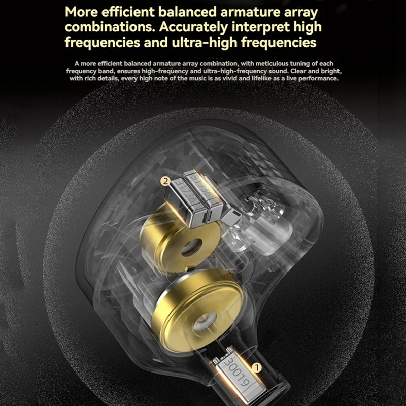 Super Sale KZ ZA12 2DD+4BA Hybrid IEM Headphones