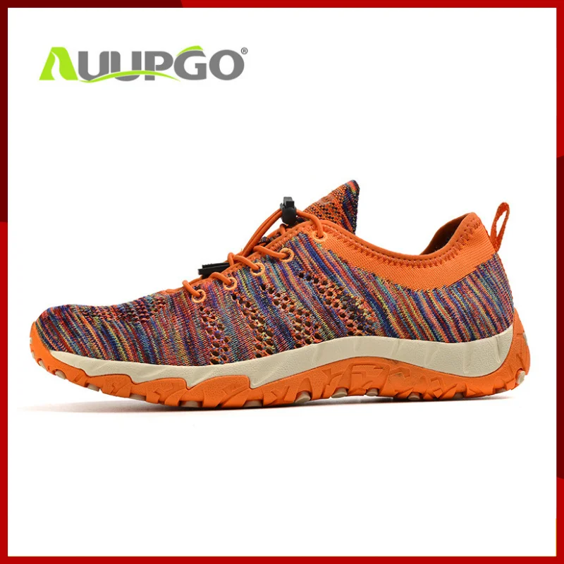 Nueva marca AUUPGO, zapatos de ciclismo de alta calidad para hombre, talla 35-45, gran oferta, zapatillas de deporte de secado rápido para agua de mar y río