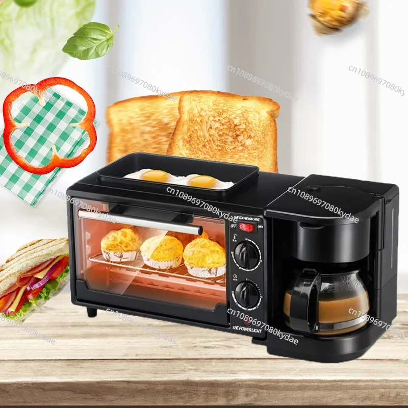 Breakfast Machine Household Three-in-one Multi-function Toaster Sandwich Electric Oven