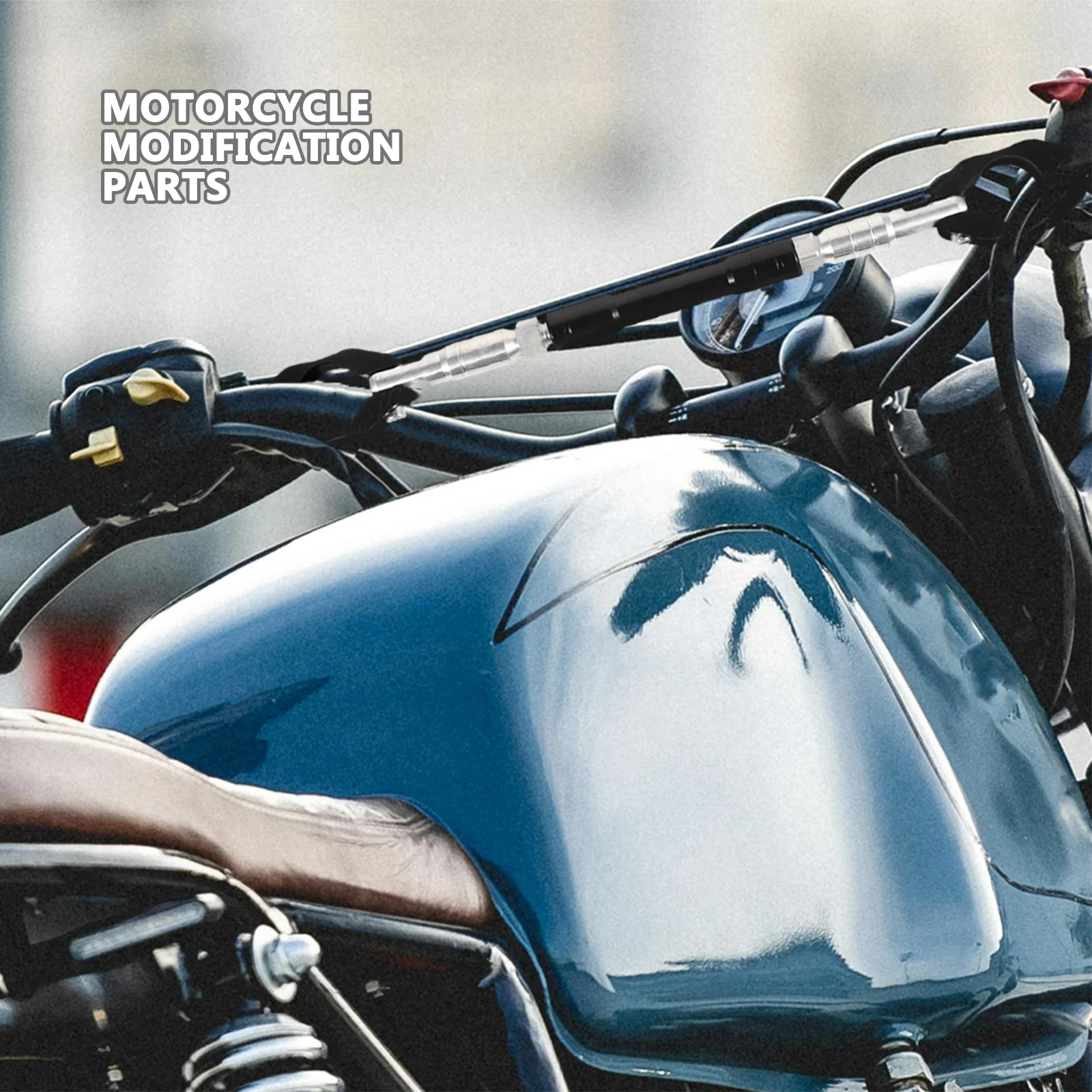 

Motorcycle Handlebar Balance Bar Adjustable Reinforced Metal Crossbar For Stability Motorcycle Modification Parts
