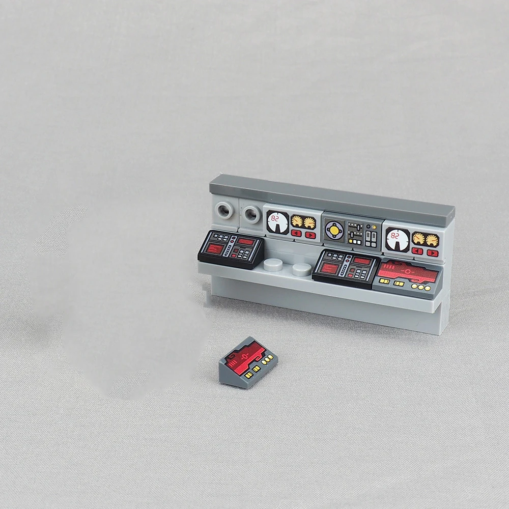 

MOC 1PCSP Part Brick 3069 85984 Data Control Panel Building Blocks Vehicle Car Plane Tank Plate Board Particle Toy Children Gift