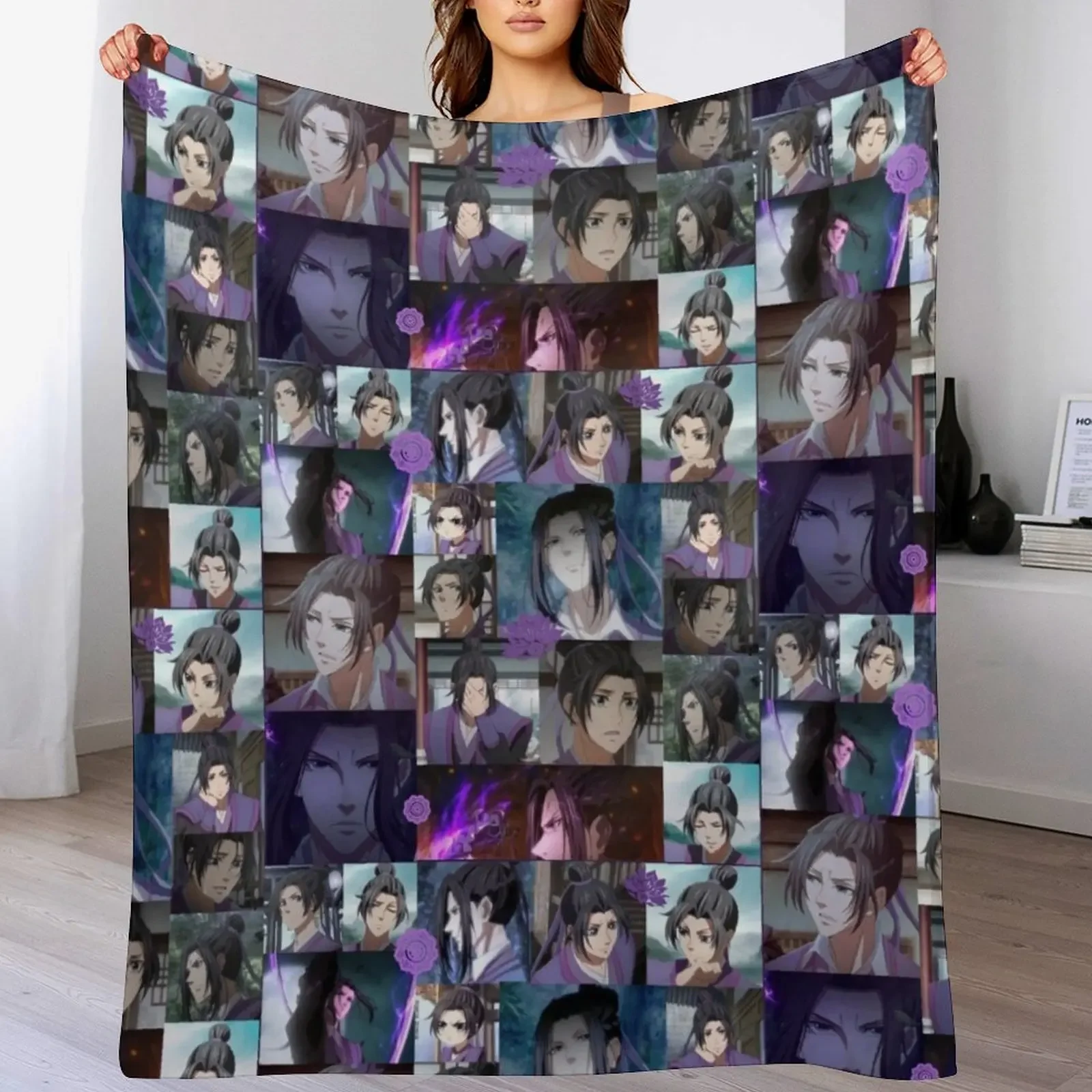 

Jiang Cheng - Mo Dao zu shi - Grandmaster of Demonic Cultivation - The Founder of Diabolism Throw Blanket Soft Beds Blankets