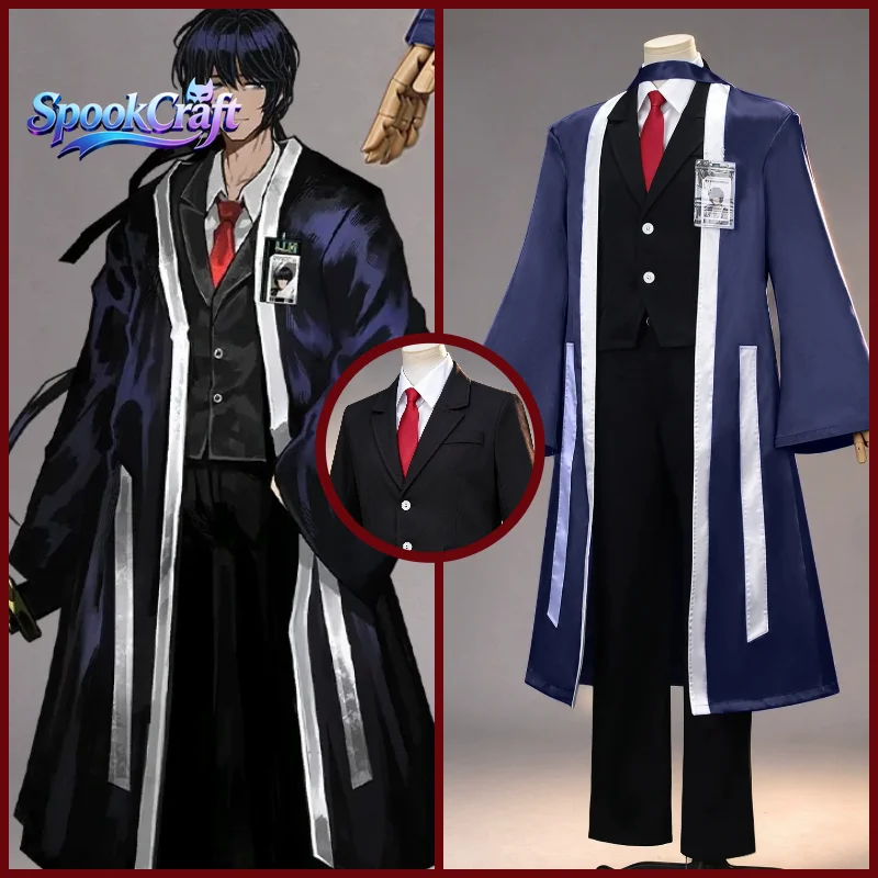Bamboo‑hatted Kim Blade Lineage Cosplay Costume Limbus Company Anime Game Halloween Party Role‑Play Full Set Outfit