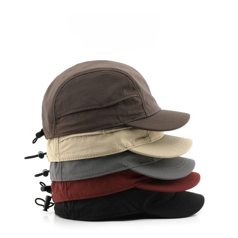 

Hip Hop Retro Short Brim Baseball Hat Men Male Soft Cotton Adjustable Peaked Cap Casual Snapback Dad Trucker Hats Streetwear