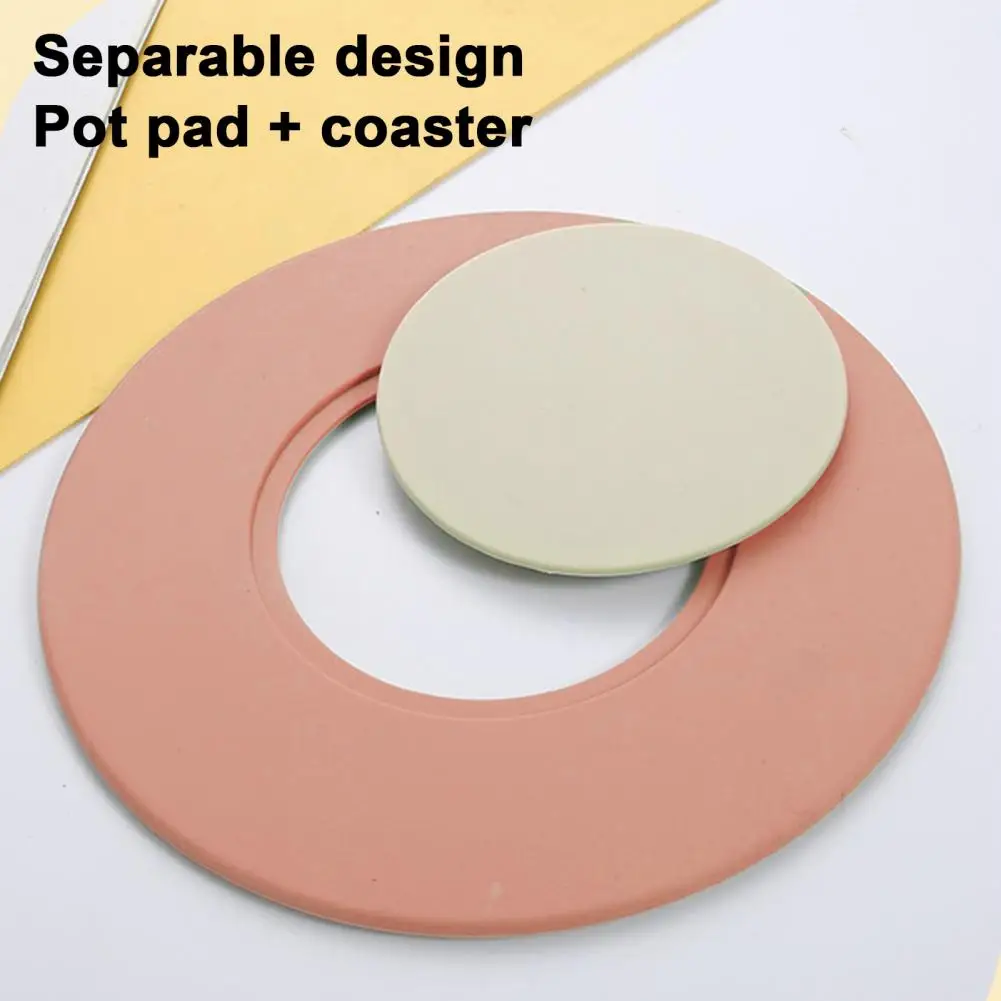 Silicone Pads Non-slip Silicone Hot Pads Set of Non-slip Desktop Insulation Pads for High Temperature for Hot for Kitchen