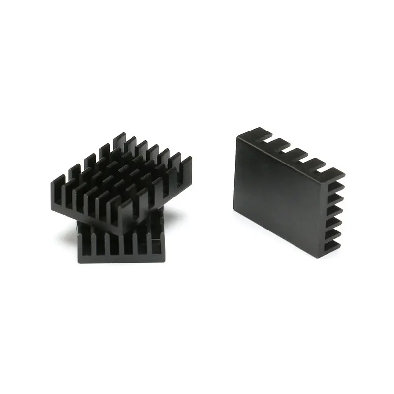 Radiador de calor de alumínio 5 peças, 19*14*6mm do dissipador de calor do radiador do resfriamento para o chip eletrônico ic led do computador
