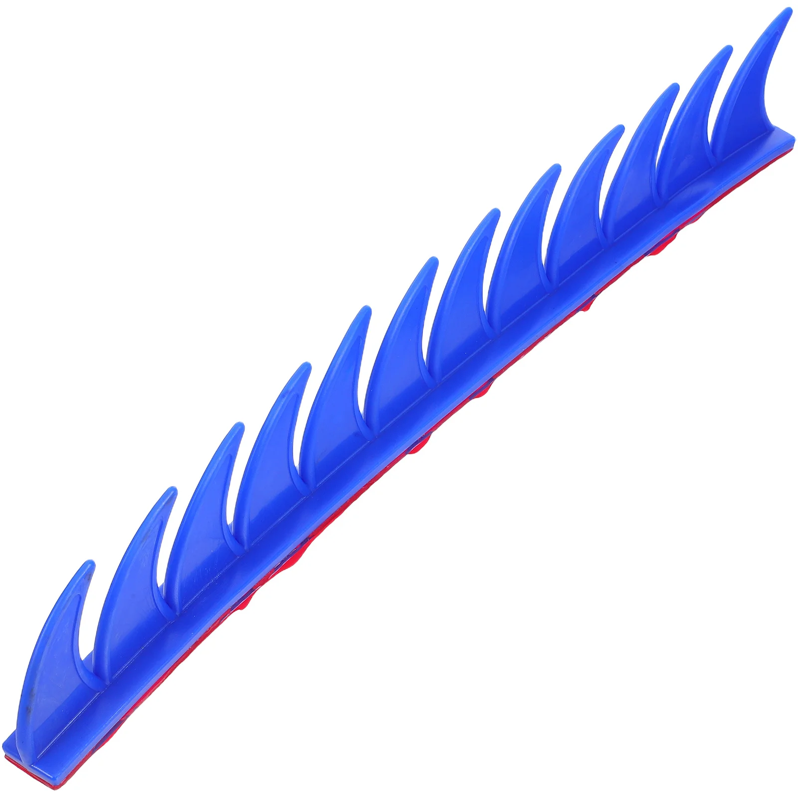 

Retro Blue Arc-Shaped Creative Patch Motorcycle Sticker Head Horn Decoration for Personalized Helmets