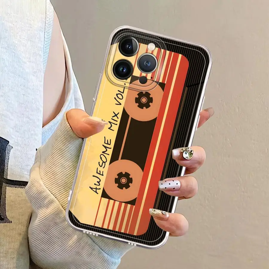 Innovative Recording Machine Case for Apple iPhone 7 8 SE XS 16e XR 13 12 11 Pro Max 15 14 16 Plus Soft Cover 