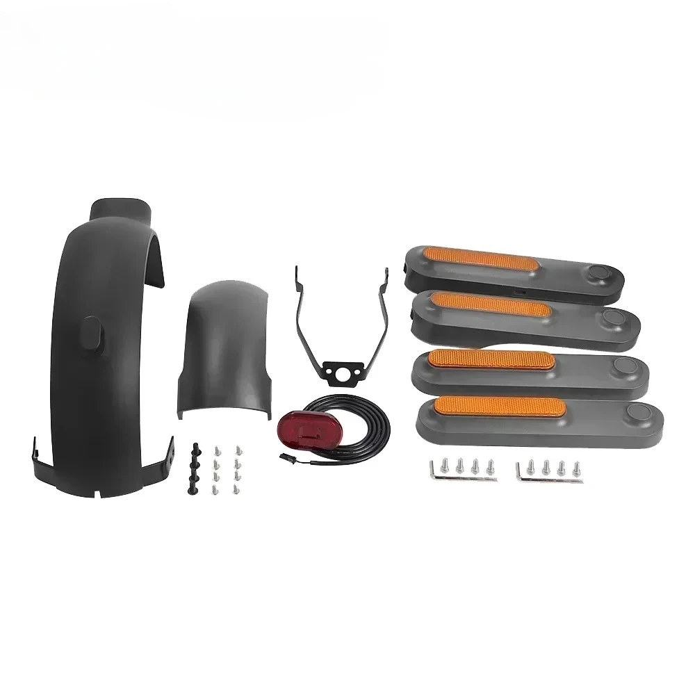 

Для электрического скутера Xiaomi 4 Ultra, декоративная крышка, светоотражающие полосы, боковой корпус, 1 комплект, переднее и заднее крыло, задний фонарь, комплект деталей