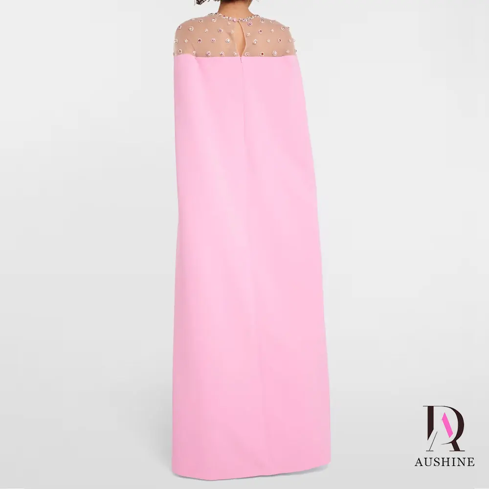 Aushine Kleid Luxus Geburtstag Abendkleid knöchel lange ärmellose Sommer elegante Hochzeits feier Kleider für Frauen arabisch