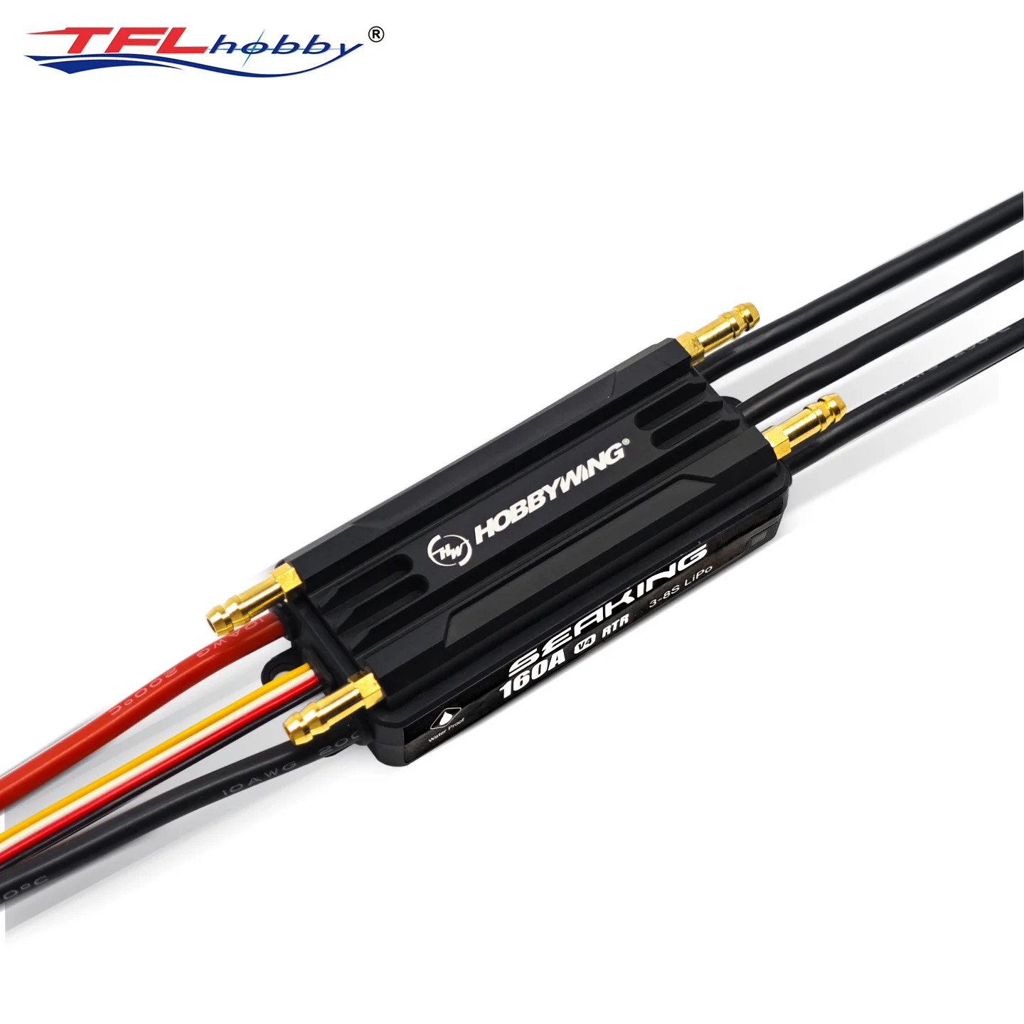 

Hobbywing Seaking 160A V4 ESC/электрический регулятор скорости 3-8S с водяным охлаждением для электрической радиоуправляемой лодки