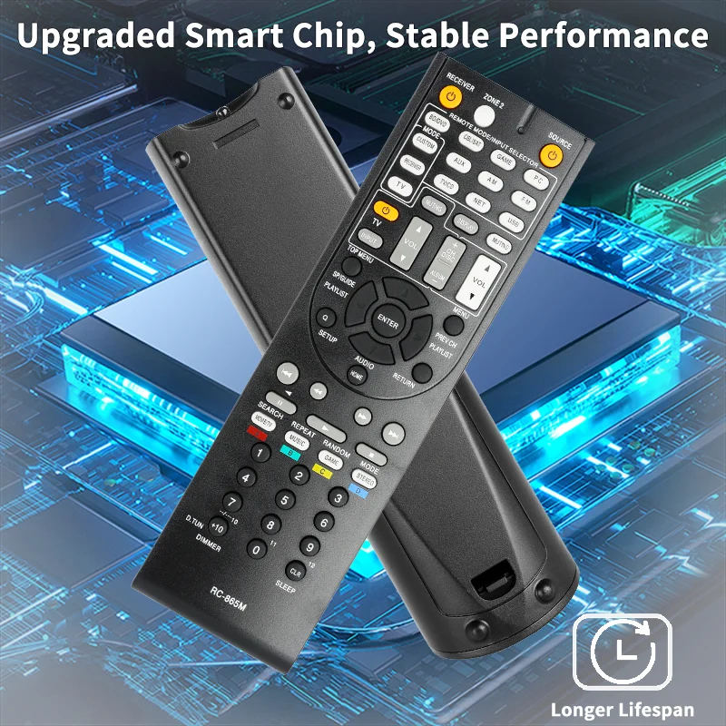 Control remoto RC-865M para Onkyo, controlador de repuesto para receptor AV Onkyo TX-NR525 TXNR525