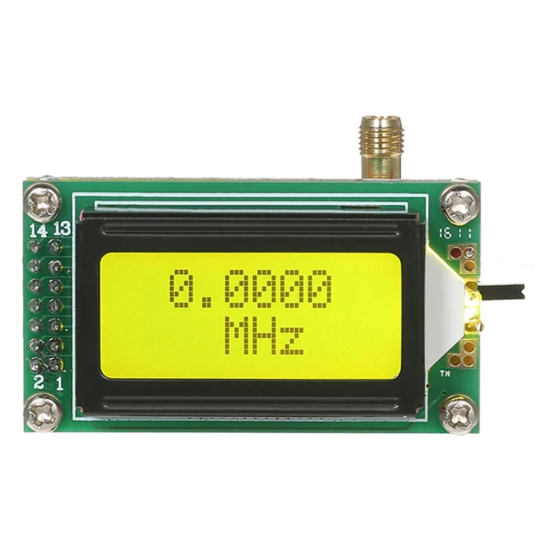 High Accuracy 1-500MHz Frequency Counter Tester RF Meter Module Measurement Module LCD Display with Backlight