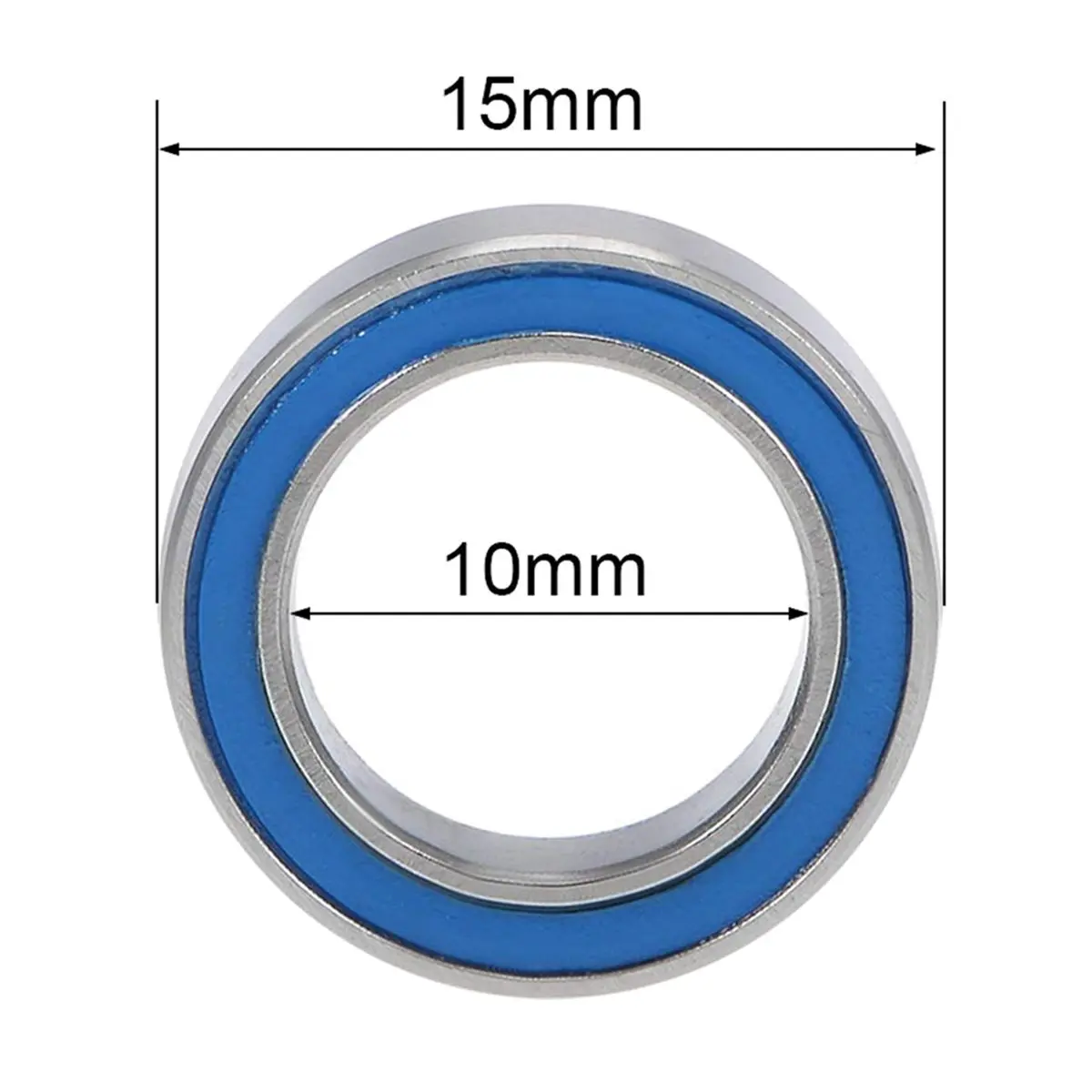 

XFDZ 120PCS 6700-2RS High Quality 6700 2RS 10X15X4mm Miniature Seal Deep Groove Ball Bearing,Blue