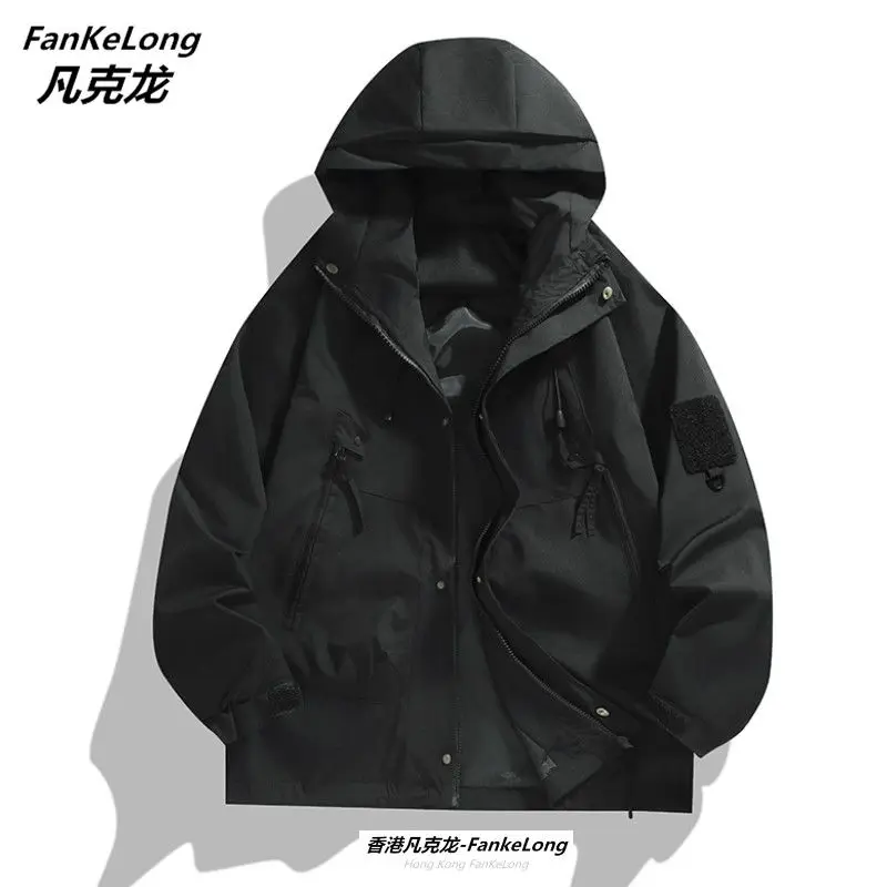 

Autumn and Winter New Gown Sports Trench Coat Jacket Men's and Women's Jackets Travel Outdoor Mountaineering Couple Jackets