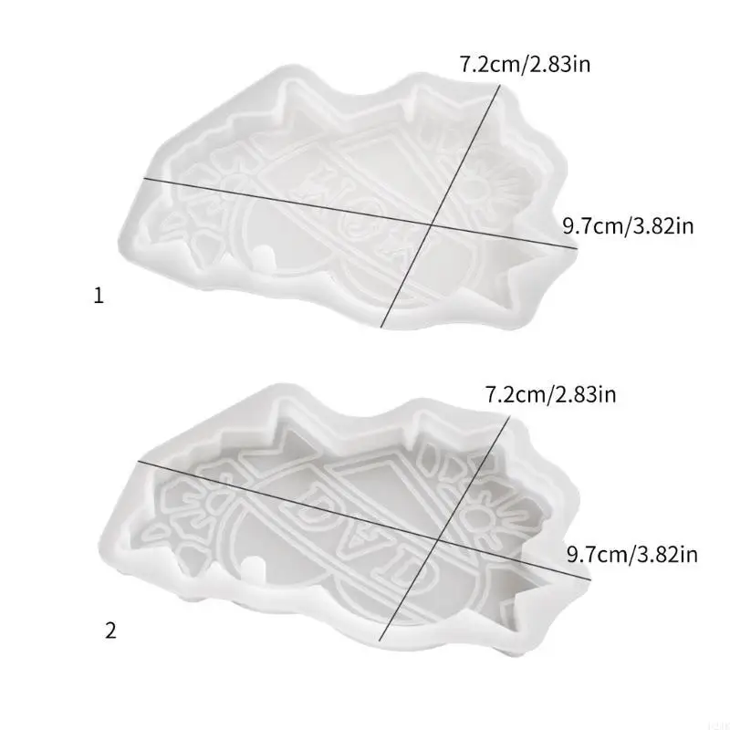 سيليكون أمي أبي حلية قالب DIYs المفاتيح قلادة مجوهرات راتنجات الايبوكسي صياغة قوالب لعيد الأم عيد الآباء