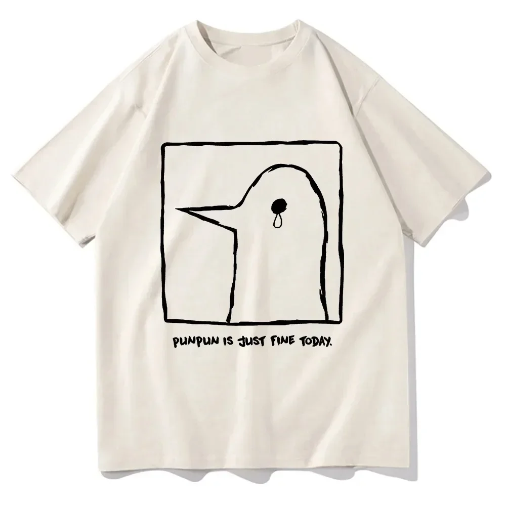 Oyasumi Punpun T Shirt Men Harajuku Aesthetic Streetwear Graphic Tshirt Unisex Anime Manga Cartoon vintage Sand Cotton Tees Tops