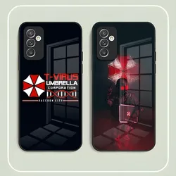 Umbrella Corporation Phone Case Tempered Glass For Samsung S22 S21 S30 S20 Pro Ultra Plus S7Edge S8 S9 S10E Plus Back Cover