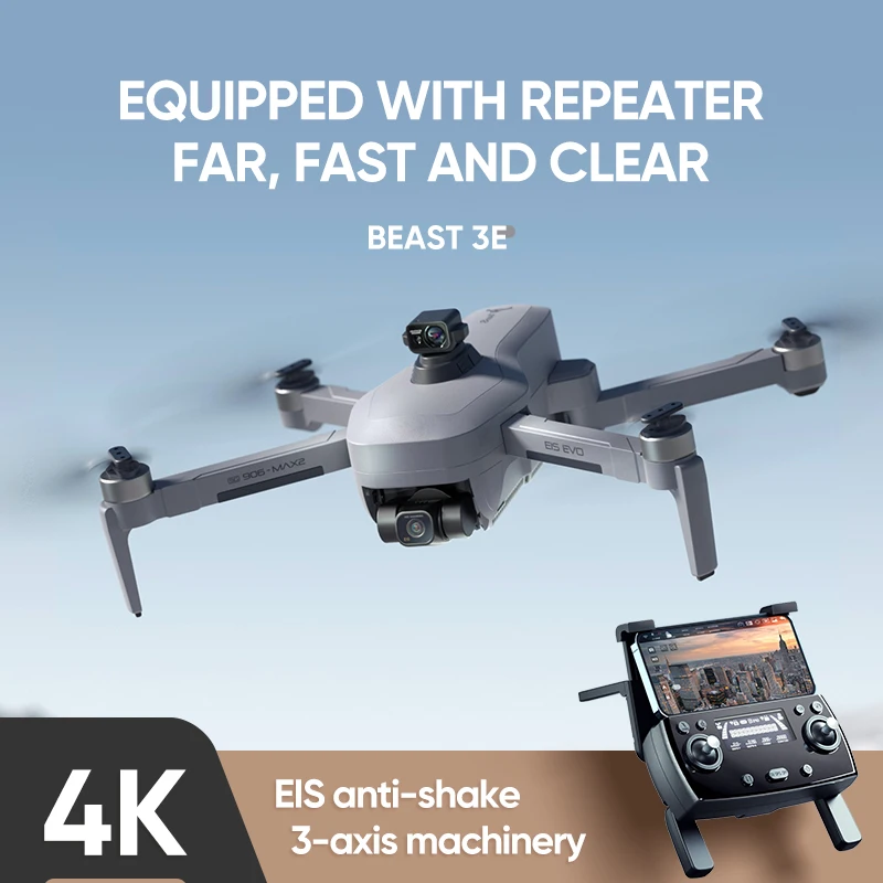 Nieuwe Sg906 Max2 4K Hd Camera Rc Drones 4Km Obstakel Vermijden Professionele Drone Quadcopter Met Wifi Hd Gps 3-As Cardanische Drone