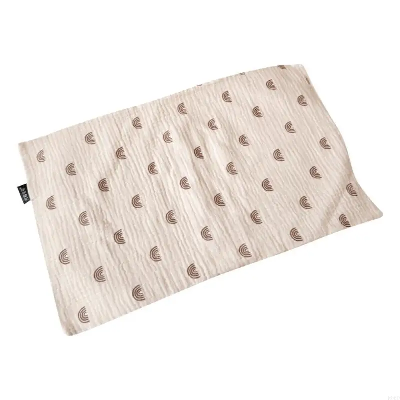 Housse coussin rectangulaire en coton pour nouveau-nés, R66D