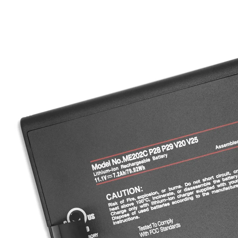 بطارية الكمبيوتر المحمول سامسونج P28 P29 V20 V25 ME202C وصول جديدة بطارية عالية السعة بطاريات بديلة عالية الجودة