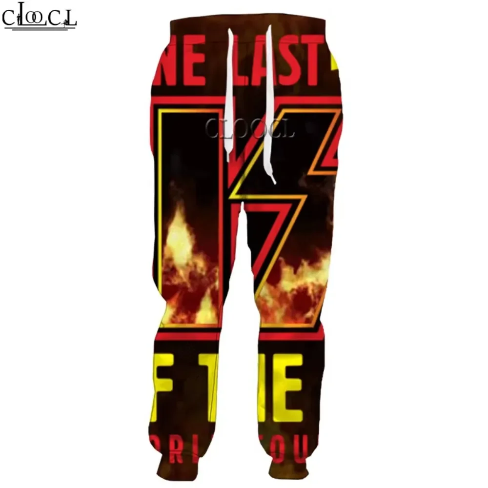 HX Rock Metal Kiss Band Pants Fashion 3D Printed Sweatpants Fashion Casual Trousers Men Clothing Joggers Dropshipping