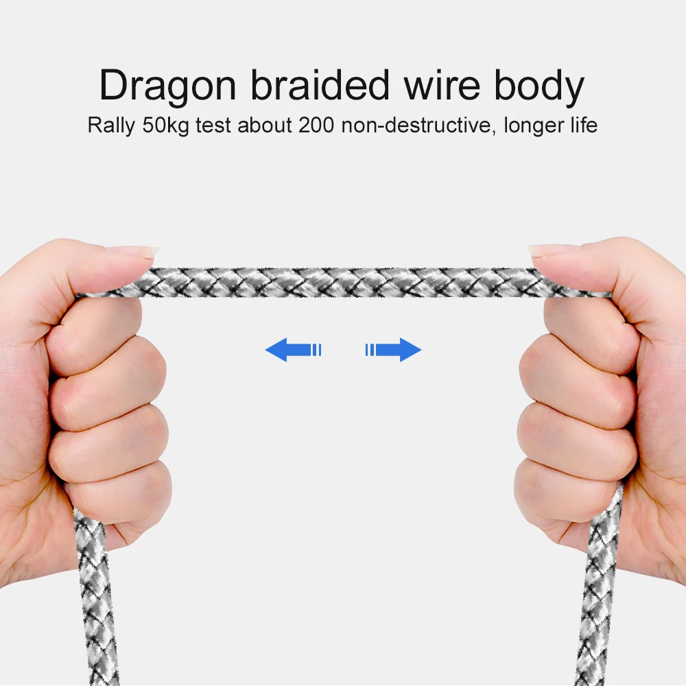 5pcs 10pcs USB A to Type C Charging Cable Fast Charger Nylon Braided Data Cable For Samsung Xiaomi Android Phone Accessories view 2