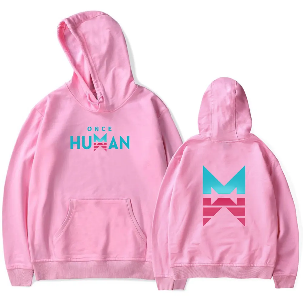 Once Human  merch cosplay game  Hooded Drawstring Pocket Sweatshirt Men/women  Pullover