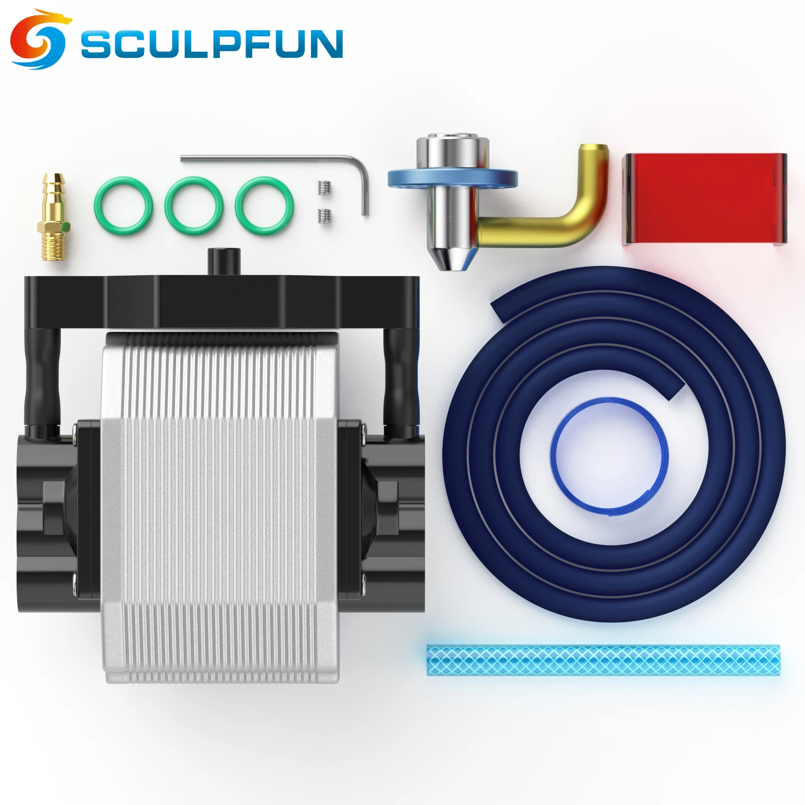 

SCULPFUN S9 Air Assist Nozzle Kit with Air Pump EU/US Version High Speed Air Pump Set For Upgraded S9 Laser Engraving Machine