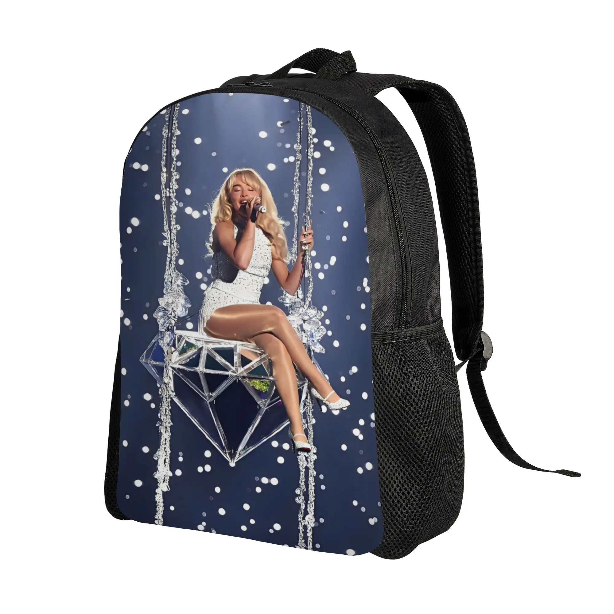 Sabrina Carpenter Album Backpack  Student Polyester Cycling Backpacks Breathable Streetwear High School Bags Rucksack